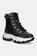 Botki damskie - Guess buty BLIZA damskie kolor czarny na platformie FLFBLI FAL12 - miniaturka - grafika 1