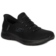 Sneakersy damskie - Skechers Sneakersy damskie Slips-Ins Black wsuwane czarne-40 - miniaturka - grafika 1
