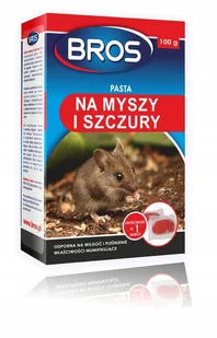 Bros PASTA NA MYSZY I SZCZURY 100g - Zwalczanie i odstraszanie szkodników - miniaturka - grafika 3