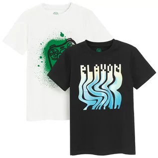 Koszulki dla chłopców - Cool Club, T-shirt chłopięcy, mix, zestaw, 2 szt. - grafika 1