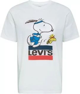 Koszulki męskie - T-Shirt Koszulka męska Levis x Peanuts Snoopy - grafika 1