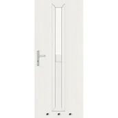 Drzwi wewnętrzne - Skrzydło KLARO tuleje sosna bielona 80 L 2Z WC - miniaturka - grafika 1