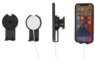 Brodit AB Uchwyt do oryginalnej ładowarki indukcyjnej MagSafe dla Apple iPhone 12 Pro z dolną podporą 216176 - Uchwyty samochodowe do telefonów - miniaturka - grafika 26