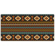Podkładki na biurko - Podkład na biurko Etniczne wzory geometryczne 120x60 cm - miniaturka - grafika 1