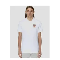 Koszulki męskie - Koszulka polo męska elegancka Diesel T-SMITH-E2 A070170MXZA100 L (5US) Biała (8052105014019). Koszulki polo męskie - miniaturka - grafika 1
