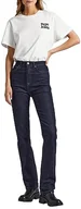 Spodnie damskie - Pepe Jeans Jeansy damskie Cleo Raw, Niebieski (denim), 27W / 34L - miniaturka - grafika 1