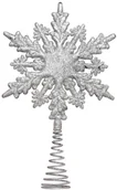 Ozdoby bożonarodzeniowe - Śnieżynka choinkowa srebrna - 1 szt. - miniaturka - grafika 1