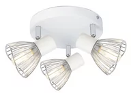 Lampy sufitowe - Candellux Lampa sufitowa reflektorek FLY PLAFON PLAFON 3X40W E14 BIAŁY CHROM 98-61980 - miniaturka - grafika 1