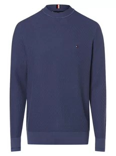 Tommy Hilfiger - Sweter męski, niebieski - Swetry męskie - miniaturka - grafika 1
