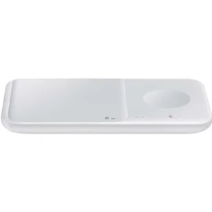 Samsung Wireless Charger Duo Watch (with adapter) - White EP-P4300TWEGEU - Ładowarki do telefonów - miniaturka - grafika 1
