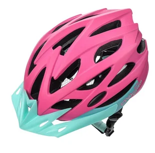 KASK ROWEROWY METEOR OVLO różowy r.S 16862 - Kaski rowerowe - miniaturka - grafika 1