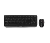 Zestawy myszka + klawiatura - CHERRY Gentix Desktop klawiatura Dołączona myszka Biuro RF Wireless Swiss Czarny - miniaturka - grafika 1