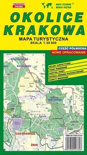 Okolice Krakowa Półn. 1: 50 000 mapa turystyczna - Wydawnictwo Piętka - mapa - Obcojęzyczne przewodniki, mapy i atlasy - miniaturka - grafika 1