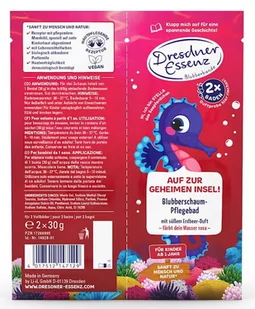 Dresdner Essenz Sól do kąpieli dla dzieci - Stella Konik Morski - 2x30g 190104 - Kosmetyki kąpielowe dla dzieci - miniaturka - grafika 2