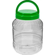 Pojemniki kuchenne - Browin Słoik 3 L plastikowy - kolorowa zakrętka - miniaturka - grafika 1