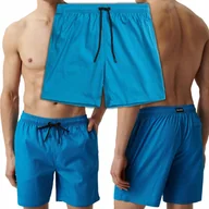 Kąpielówki męskie - Kąpielówki Męskie Szybkoschnące Boardshorty Plażowe Kąpielowe ATLANTIC - L - miniaturka - grafika 1