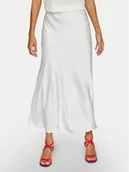 Spódnice - Vila Spódnica midi Ravenna 14094125 Biały Regular Fit - miniaturka - grafika 1