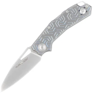 Nóż składany Viper Alfa Gray/Blue Titanium, Satin MagnaCut by Simone Tonolli (V6020TI3DBL) - Noże - miniaturka - grafika 1
