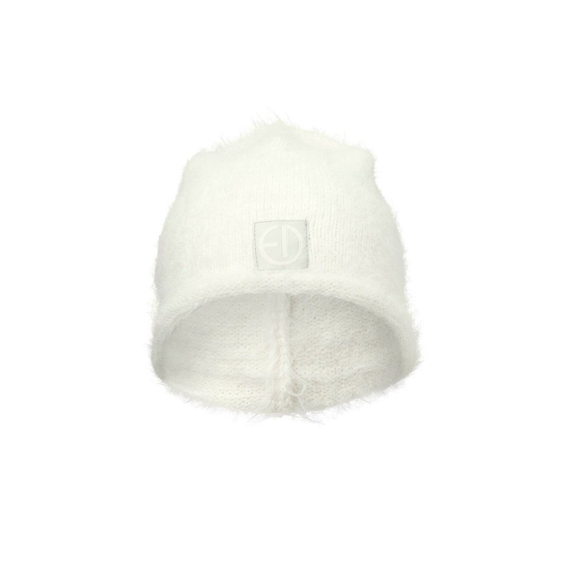 Elodie Details - Czapka Zimowa, Furry Knit - Vanilla White