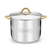 Garnki - Garnek na indukcję wysoki Faro 28 x 21 cm 12 l gold KönigHOFFER - miniaturka - grafika 1