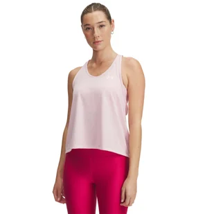 Damska koszulka bez rękawów UNDER ARMOUR TECH SWING TANK 1389854-647 – Różowy - Koszulki i topy damskie - miniaturka - grafika 1