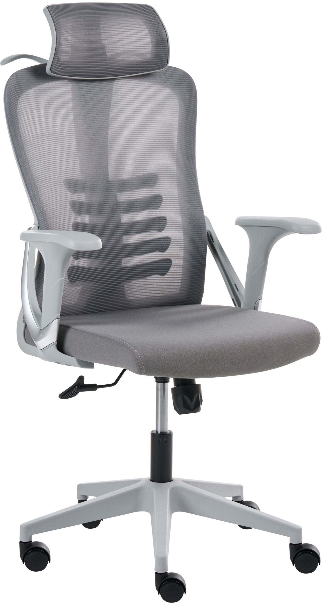 Beliani Krzesło biurowe ERGONOX Szary