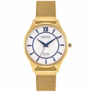 Zegarek Złoty damski zegarek PACIFIC S6027-08 - Zegarki damskie - miniaturka - grafika 1