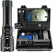 Powerbanki - Latarka Led taktyczna wojskowa powerbank Shadowhawk 30000 lm mocna S1007 - miniaturka - grafika 1