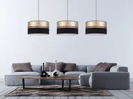 Lampy sufitowe - Lampa wisząca Solar Zwis Jula nowoczesna lampa do salonu, sypialni biało-złota - miniaturka - grafika 1