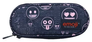 St. Majewski Piórnik saszetka usztywniona z wewnętrzną klapką Emoji Pink - Piórniki - miniaturka - grafika 1