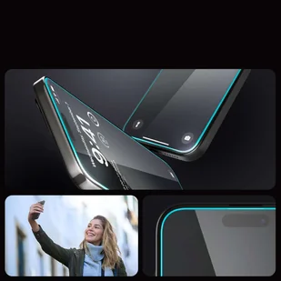 Szkło hartowane do iPhone 15 Pro Spigen Glas.TR "EZ FIT" Clear - Etui i futerały do telefonów Szkło hartowane do iPhone 15 Pro Spigen Glas.TR "EZ FIT" Clear - Etui i futerały do telefonów - miniaturka - grafika 6