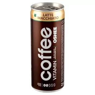 Oshee Coffee Latte Macchiatto Napój kawowy 250 ml - Napoje energetyczne i izotoniczne - miniaturka - grafika 1