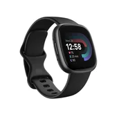 Smartwatch - Fitbit Versa 4 Czarny - miniaturka - grafika 1