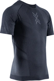X-BIONIC Koszulka do biegania z krótkim rękawem męska XCEED RUN SHIRT black/rhino grey - Koszulki sportowe męskie - miniaturka - grafika 1