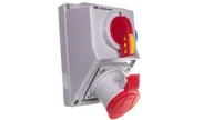 Inne akcesoria elektryczne - Elektromet Spółdzielnia Inwalidów Zestaw instalacyjny z rozłącznikiem O-I 1x32A 4P 400V, 1x16A 2P+Z C32-18.1 IP-54 974011 - miniaturka - grafika 1