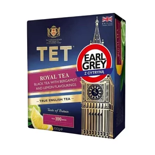 Herbata Royal Tea Black Bergamot/Lemon "Tet" 100X2G - Herbata - miniaturka - grafika 1