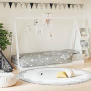 Łóżeczka i kojce - vidaXL Rama łóżka dla dzieci, biała, 80x200 cm, drewno sosnowe - miniaturka - grafika 1