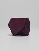 Krawaty i muchy męskie - krawat seta&cottone 52 bordo - miniaturka - grafika 1