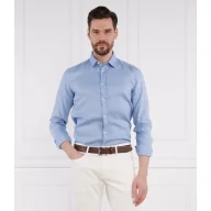 Koszule męskie - BOSS BLACK Lniana koszula Roger | Slim Fit - miniaturka - grafika 1