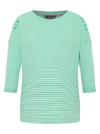 Koszulki i topy damskie - ELBSAND Koszulka "Veera" w kolorze miętowym - miniaturka - grafika 1