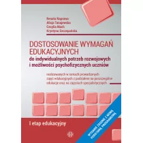 Dostosowanie wymagań edukacyjnych do indywidualnych potrzeb rozwojowych i możliwości psychofizycznych uczniów, realizowanych w ramach prowadzonych zajęć edukacyjnych z podziałem na poszczególne edukacje oraz na zajęciach specjalistycznych - Materiały pomocnicze dla nauczycieli - miniaturka - grafika 1