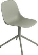 Fotele i krzesła ogrodowe - Krzesło Fiber Swivel szarozielone na aluminiowych nogach - miniaturka - grafika 1