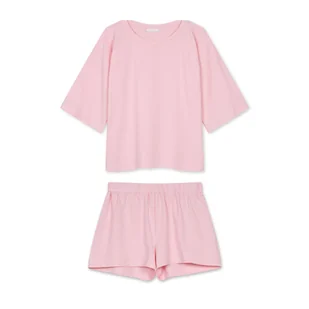 Piżama krótka day&night różowa XS/S - Piżamy damskie - miniaturka - grafika 1