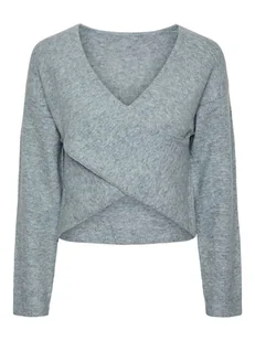 Pieces Sweter "Nanu" w kolorze błękitnym - Swetry damskie - miniaturka - grafika 1
