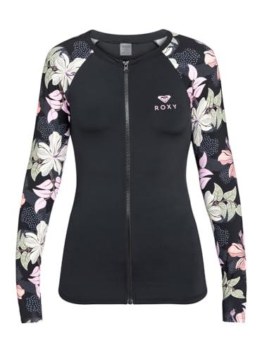 Roxy Damska koszulka Sunny Floral Ls Zip Lycra (opakowanie 1 szt.)