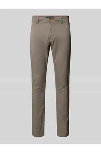 Spodnie o kroju slim fit z wpuszczanymi kieszeniami model NATAN - Blend - Spodnie męskie - miniaturka - grafika 1