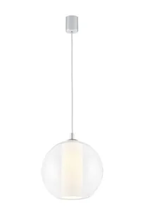 Kaspa LAMPA wisząca MERIDA M 10382101 szklana OPRAWA Abażurowa ZWIS IP20 kula ba - Lampy sufitowe - miniaturka - grafika 1