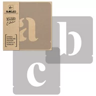 Szablony malarskie - Nakleo szablon malarski wielokrotny // litery i cyfry 100 mm // Times Roman Małe SZA-FON-002_10 - miniaturka - grafika 1