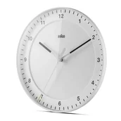 Zegary - Braun Zegar radiowy ścienny BC17W-RC - biały - miniaturka - grafika 1