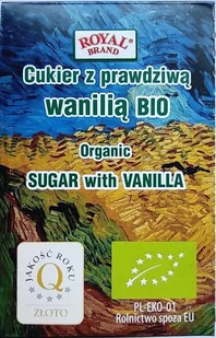 ROYAL BRAND CUKIER WANILIOWY BIO 70 g - ROYAL BRAND BP-5907431792823 - Dodatki do ciast w proszku - miniaturka - grafika 1